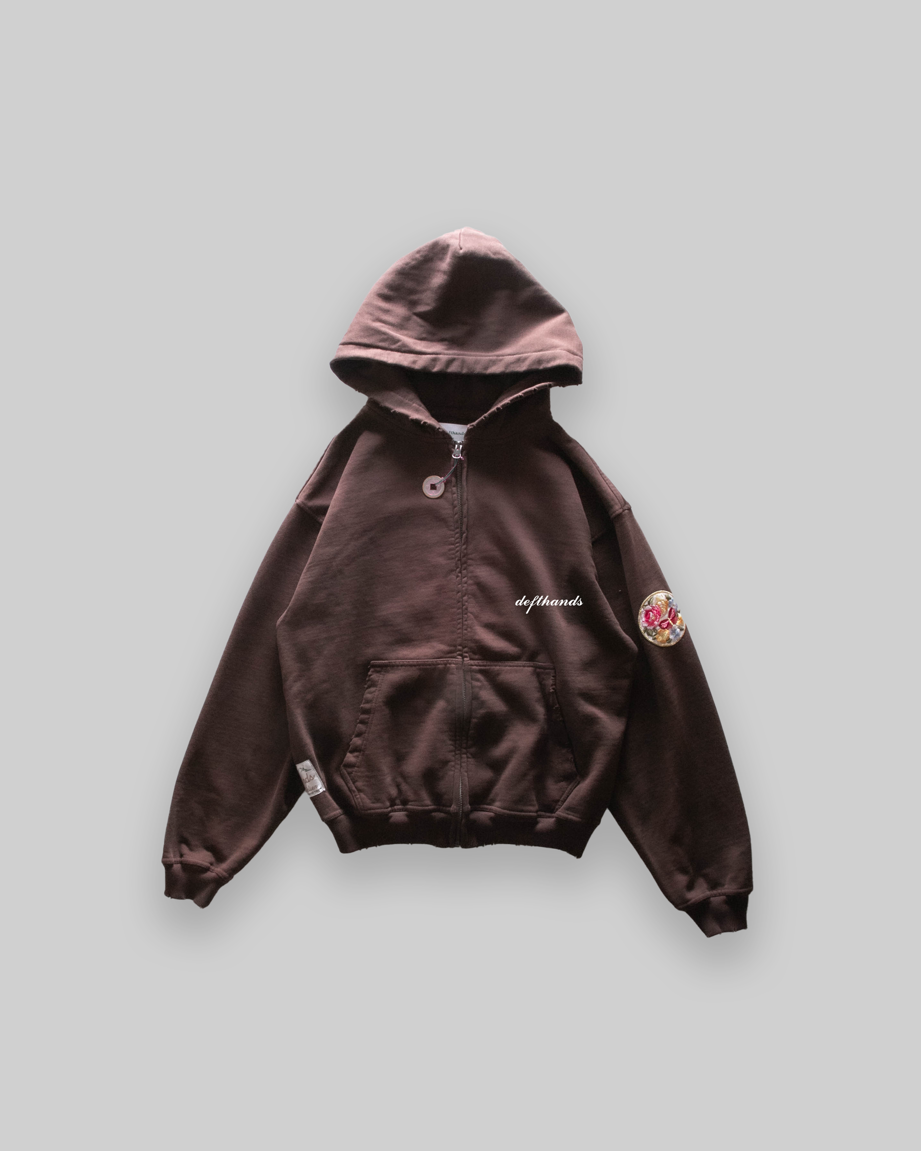 Boho© GDCM Zip Hoodie | Faded Umber