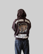 Boho© GDCM Zip Hoodie | Faded Umber