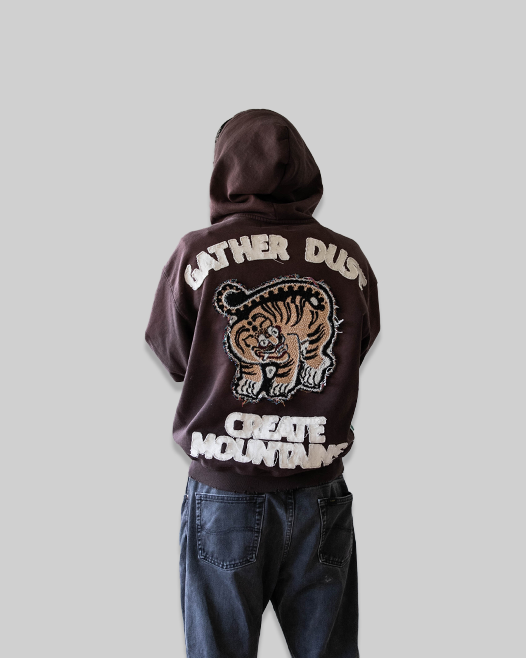 Boho© GDCM Zip Hoodie | Faded Umber