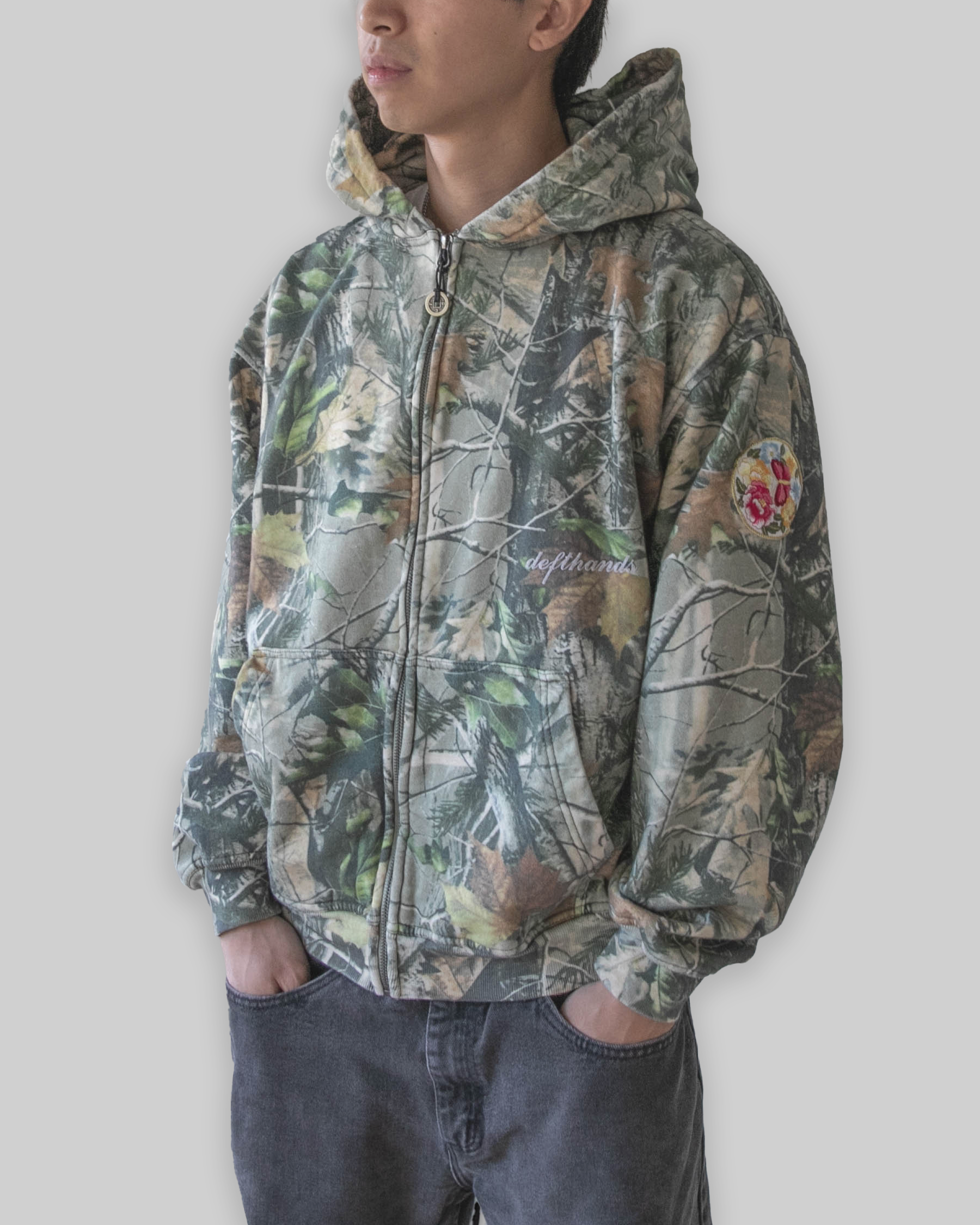 Boho© GDCM Zip Hoodie | Faded Camo