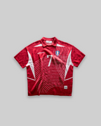 Jacquard Knit Collared Shirt