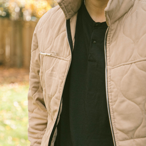 Padded Quilt Jacket | Tan